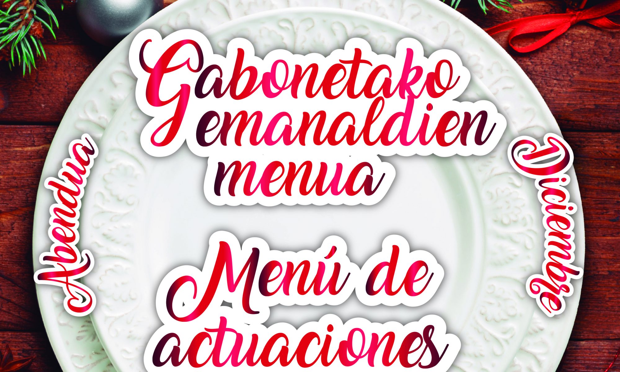 Menú navideño