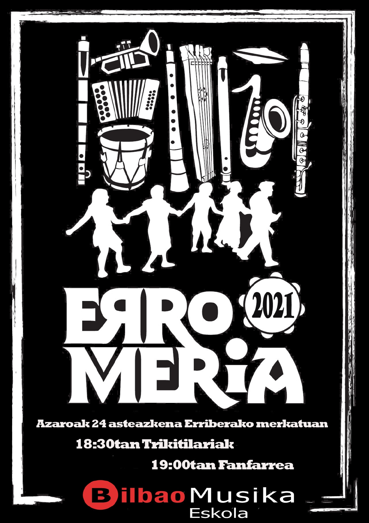Cartel de la romería de la Musika Eskola