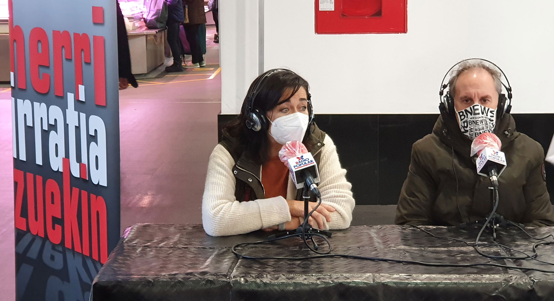 Yolanda Díez y Alfonso Gil en directo en el programa de radio