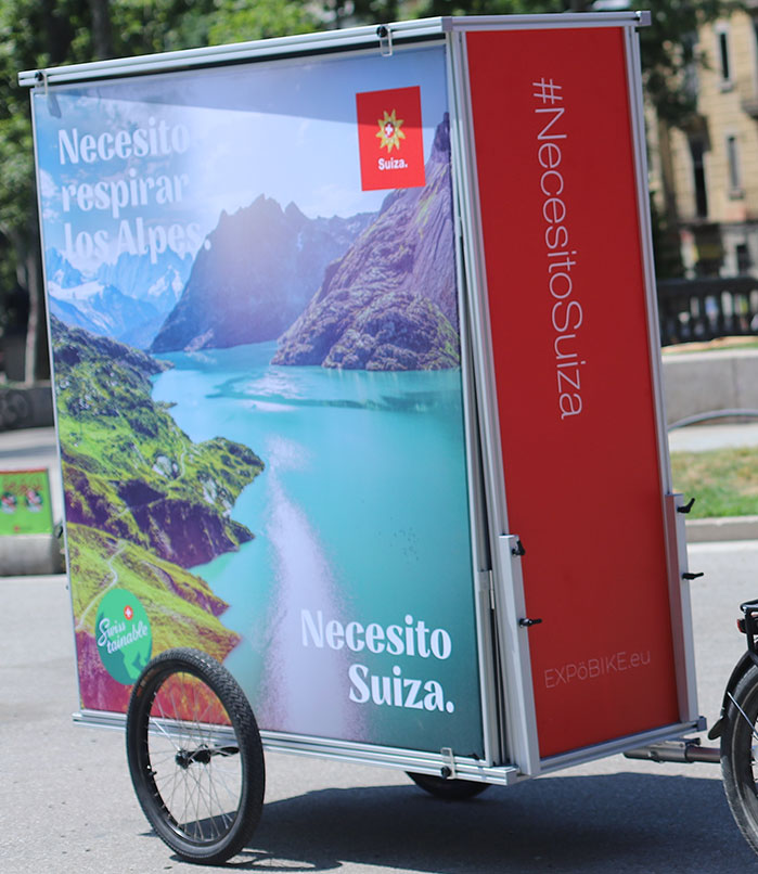 Stand de 'Swisstainable on Tour'