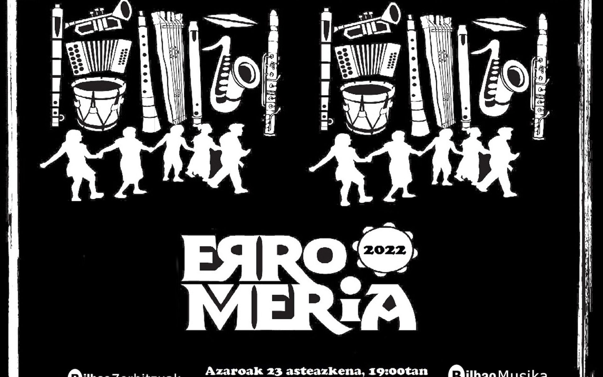 Cartel de la Romería organizada por Bilbao Musika Eskola