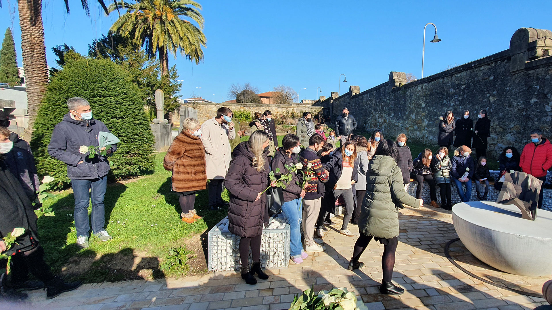 Inauguración del jardín de las estrellas en el Cementerio de Bilbao