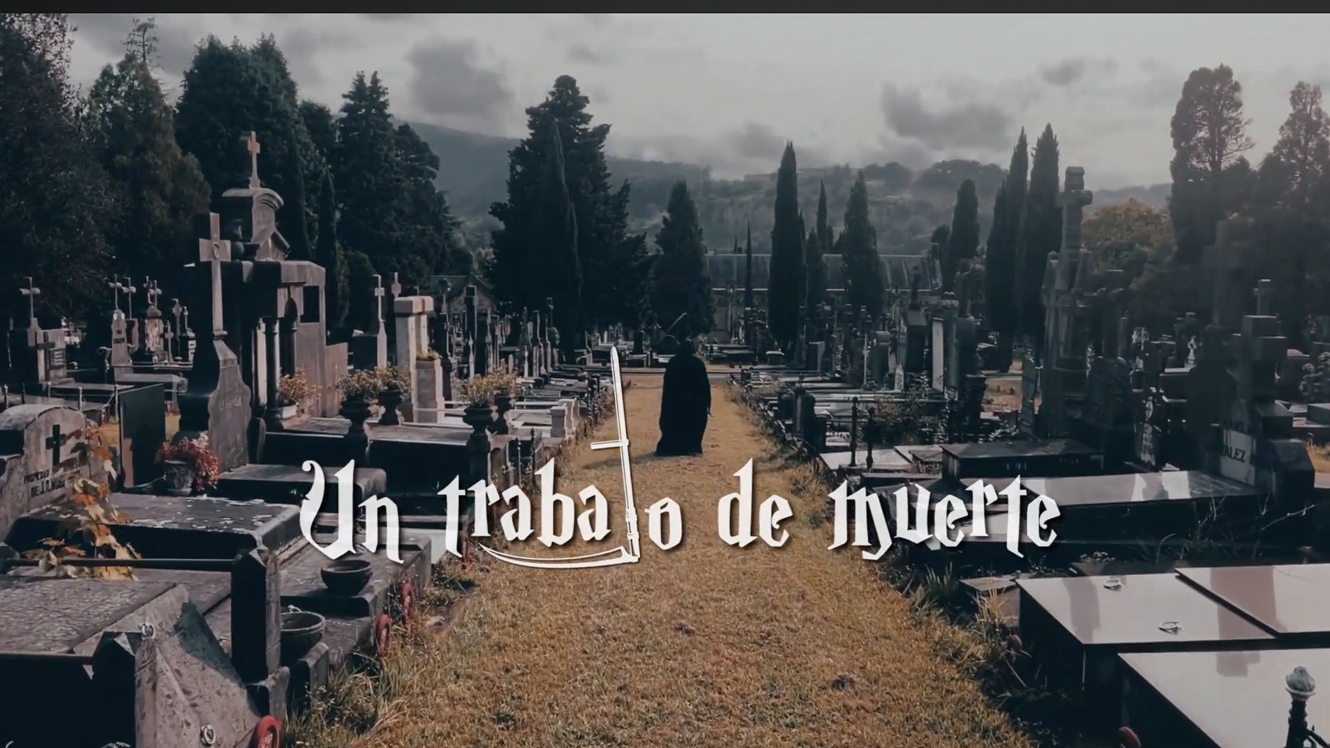 Cortometraje "Un trabajo de muerte". 2º Premio del I Concurso de cortometrajes "Cementerio de Bilbao"