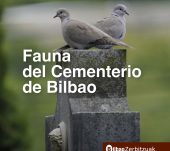 Portada del libro de fauna del Cementerio de Bilbao